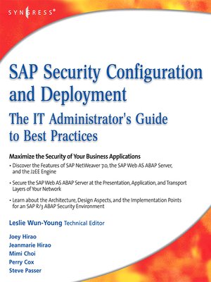 cover image of SAP Security Configuration and Deployment